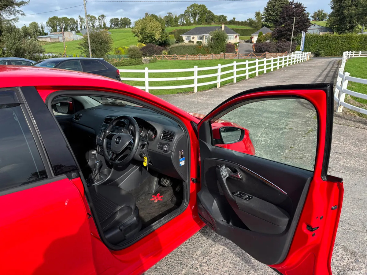 Volkswagen Polo Hatchback, Petrol, 2015, Red