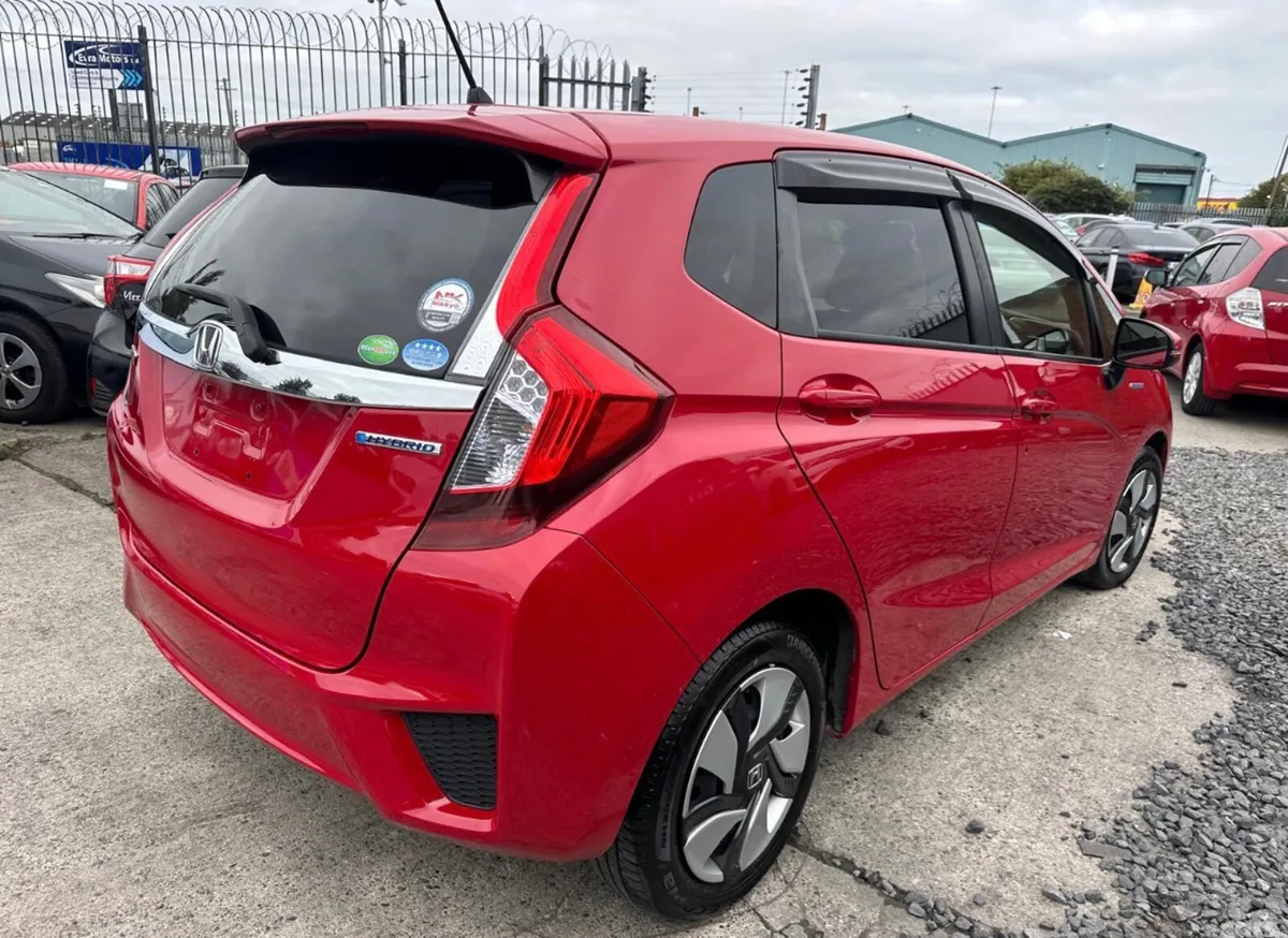 Honda Fit Hatchback, Petrol Hybrid, 2015, Red