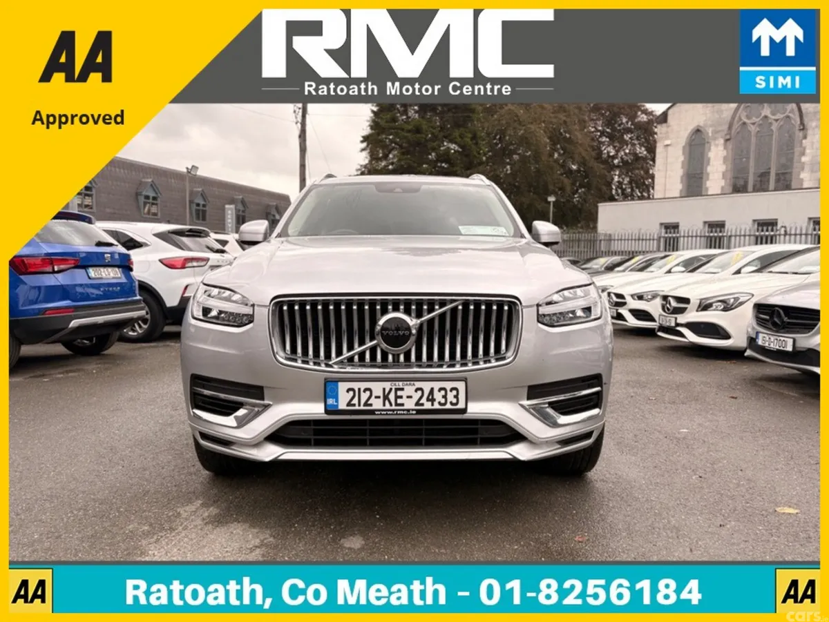 Volvo XC90 SUV, Petrol Plug-in Hybrid, 2021, Silver