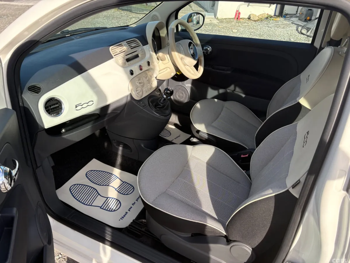 Fiat 500 Hatchback, Petrol, 2015, White