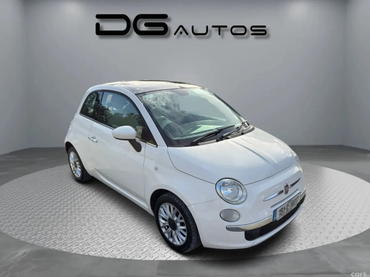 Fiat 500 Hatchback, Petrol, 2015, White