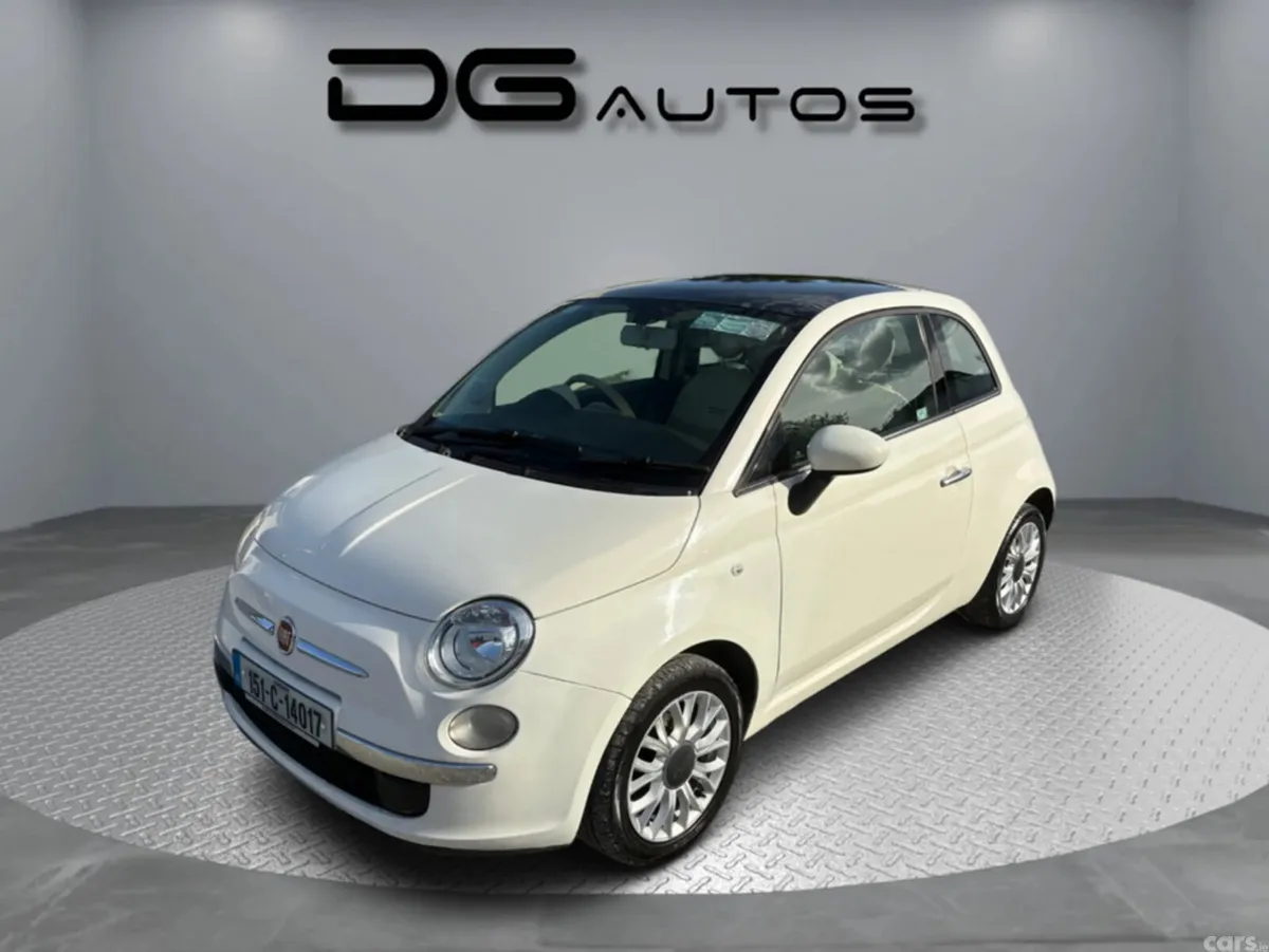 Fiat 500 Hatchback, Petrol, 2015, White