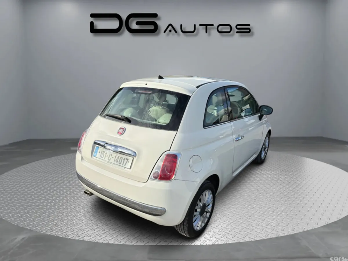 Fiat 500 Hatchback, Petrol, 2015, White
