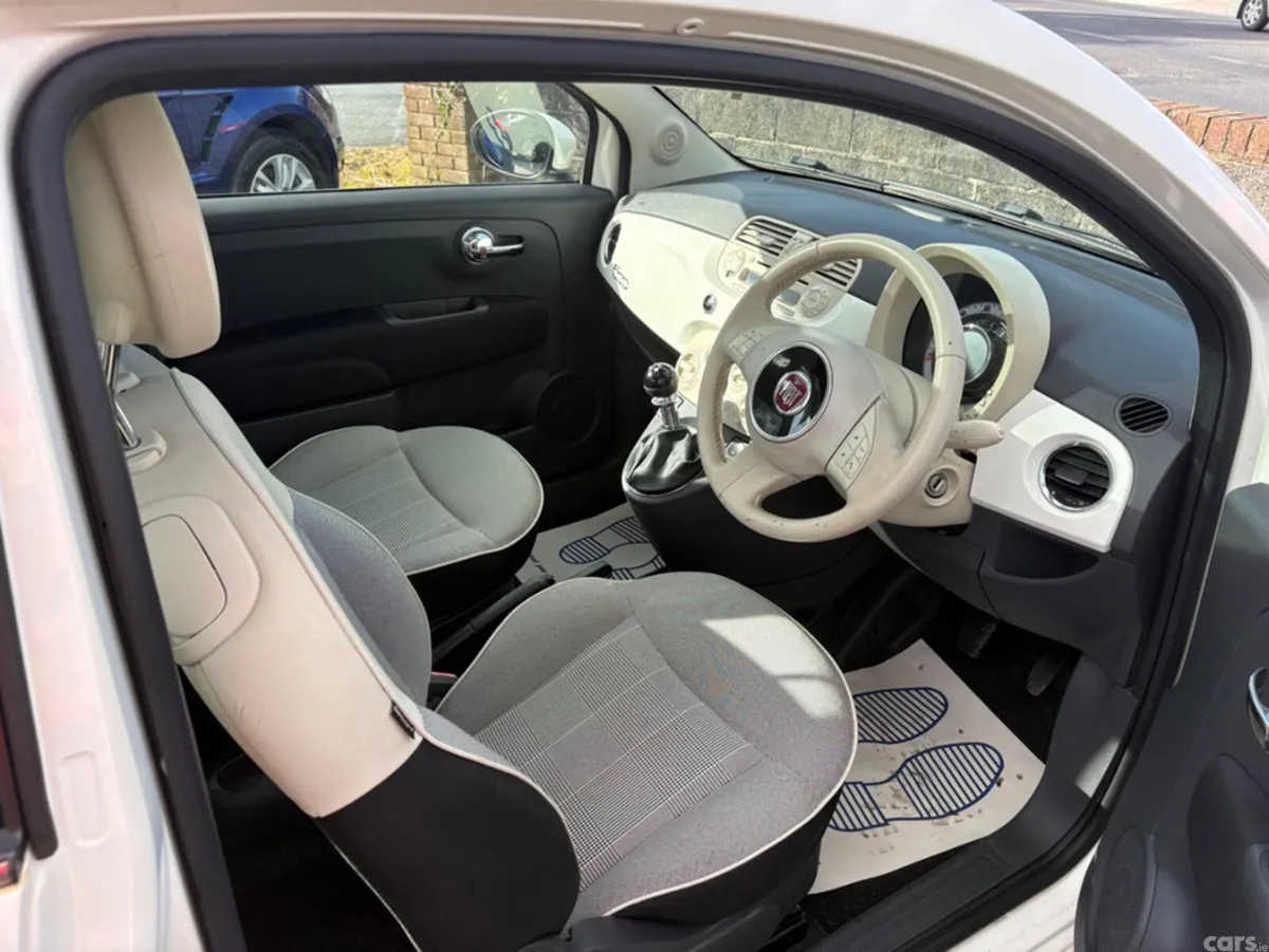 Fiat 500 Hatchback, Petrol, 2015, White