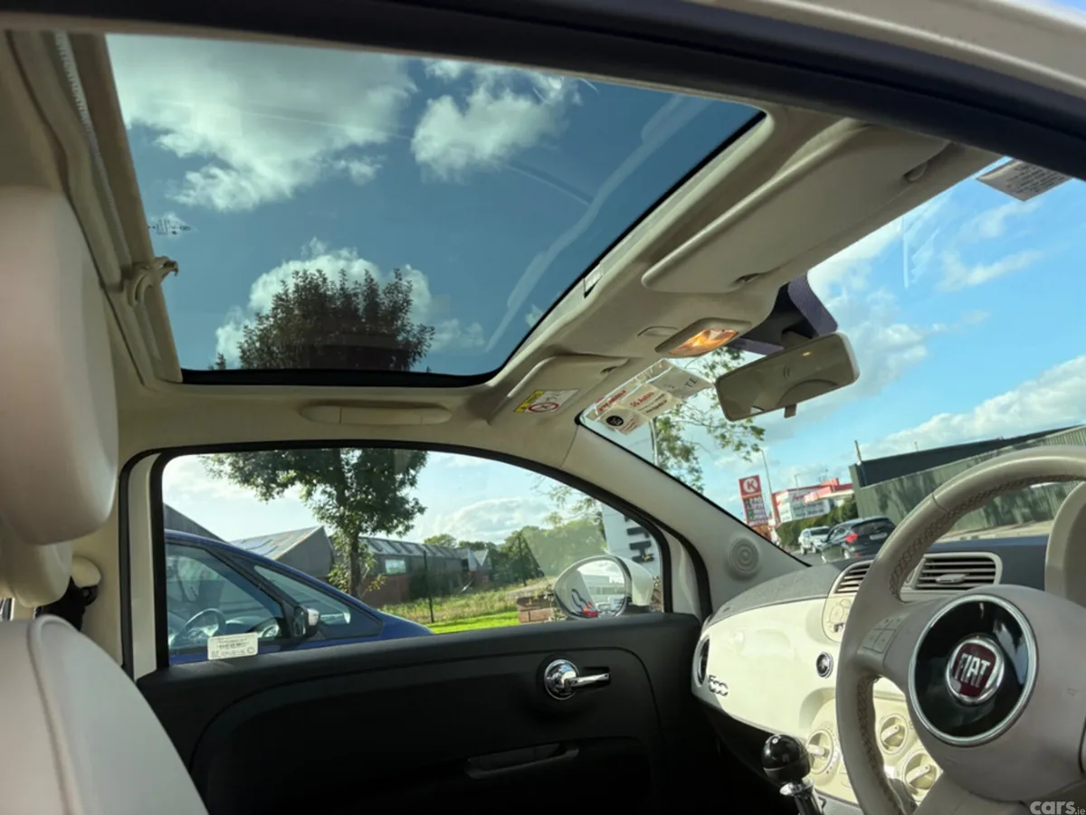 Fiat 500 Hatchback, Petrol, 2015, White