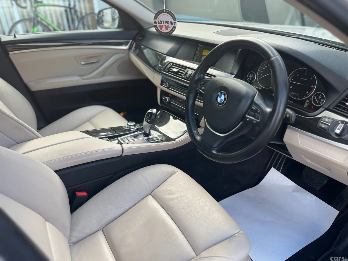 BMW 5-Series Saloon, Diesel, 2013, Silver