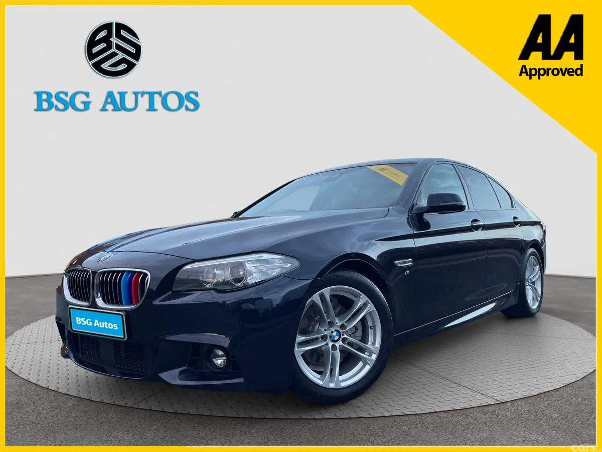 BMW 5-Series Saloon, Diesel, 2015, Blue