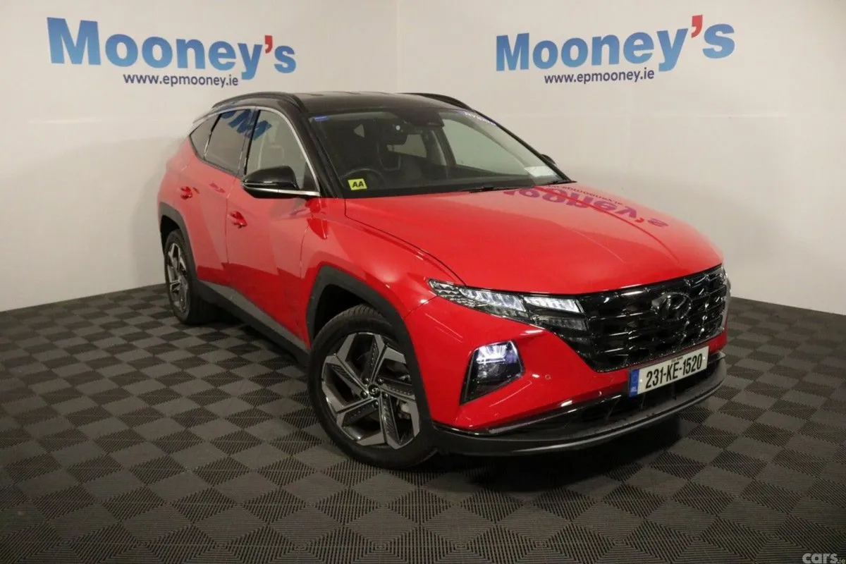 Hyundai Tucson SUV, Petrol Hybrid, 2023, Red