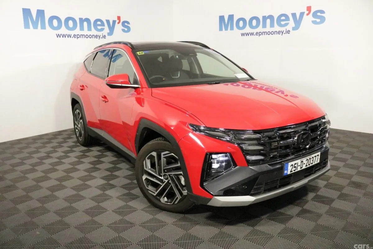 Hyundai Tucson SUV, Petrol Plug-in Hybrid, 2025, Red