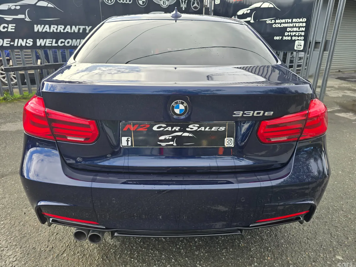 BMW 3-Series Saloon, Petrol Plug-in Hybrid, 2018, Blue