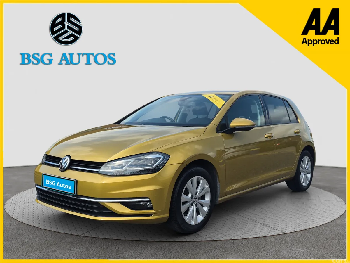 Volkswagen Golf Hatchback, Petrol, 2017, Gold