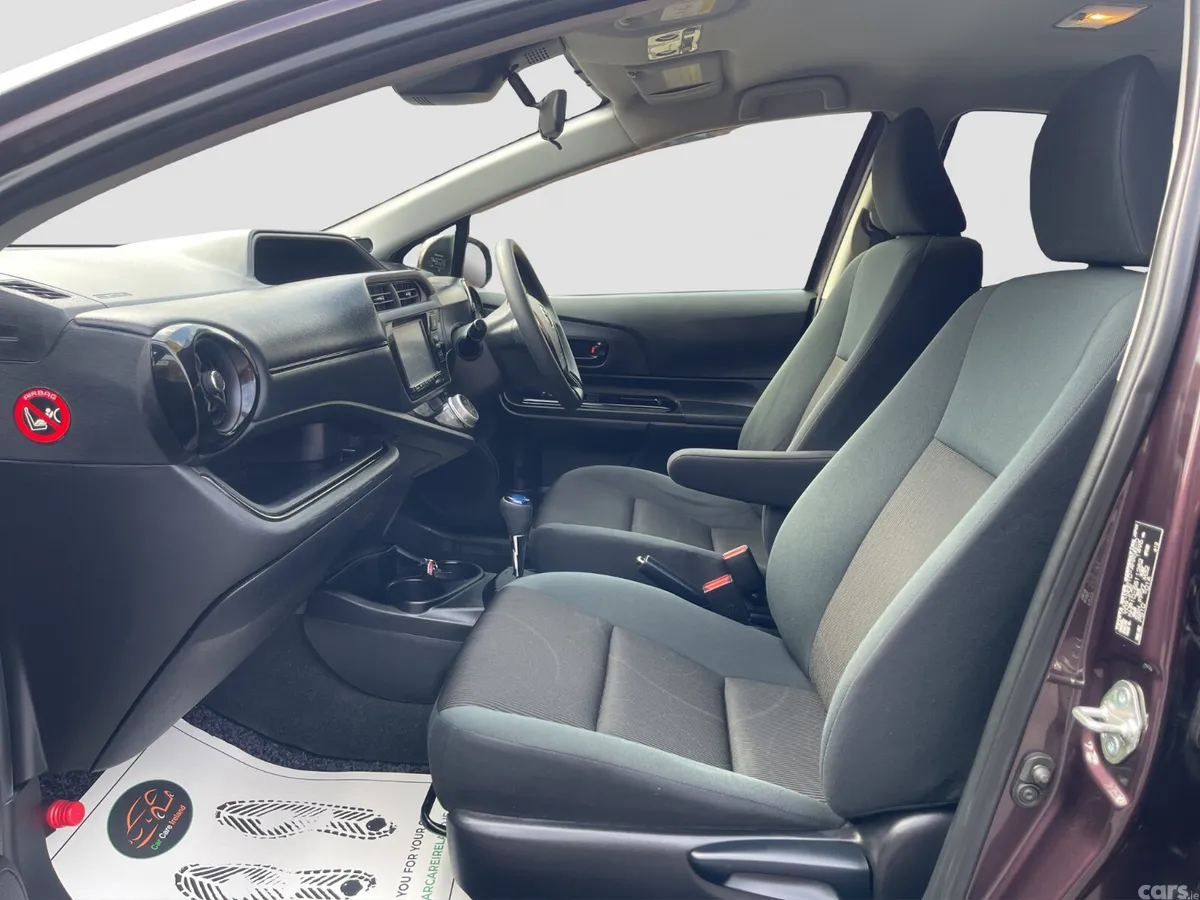 Toyota Aqua Hatchback, Petrol Hybrid, 2016, Red