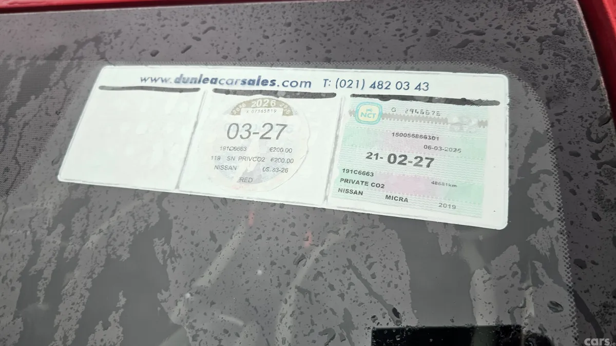 Nissan Micra Hatchback, Petrol, 2019, Red