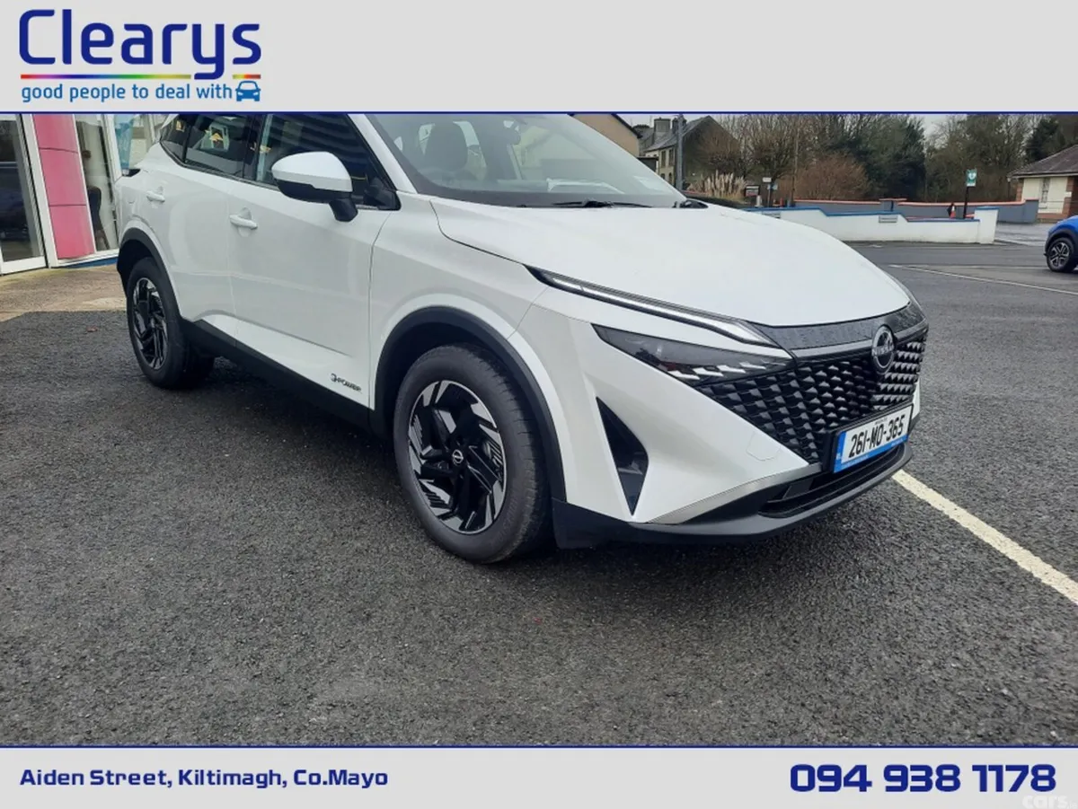 Nissan Qashqai MPV, Petrol Hybrid, 2026, White