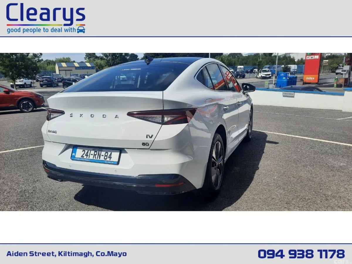 Skoda Enyaq Hatchback, Electric, 2024, White
