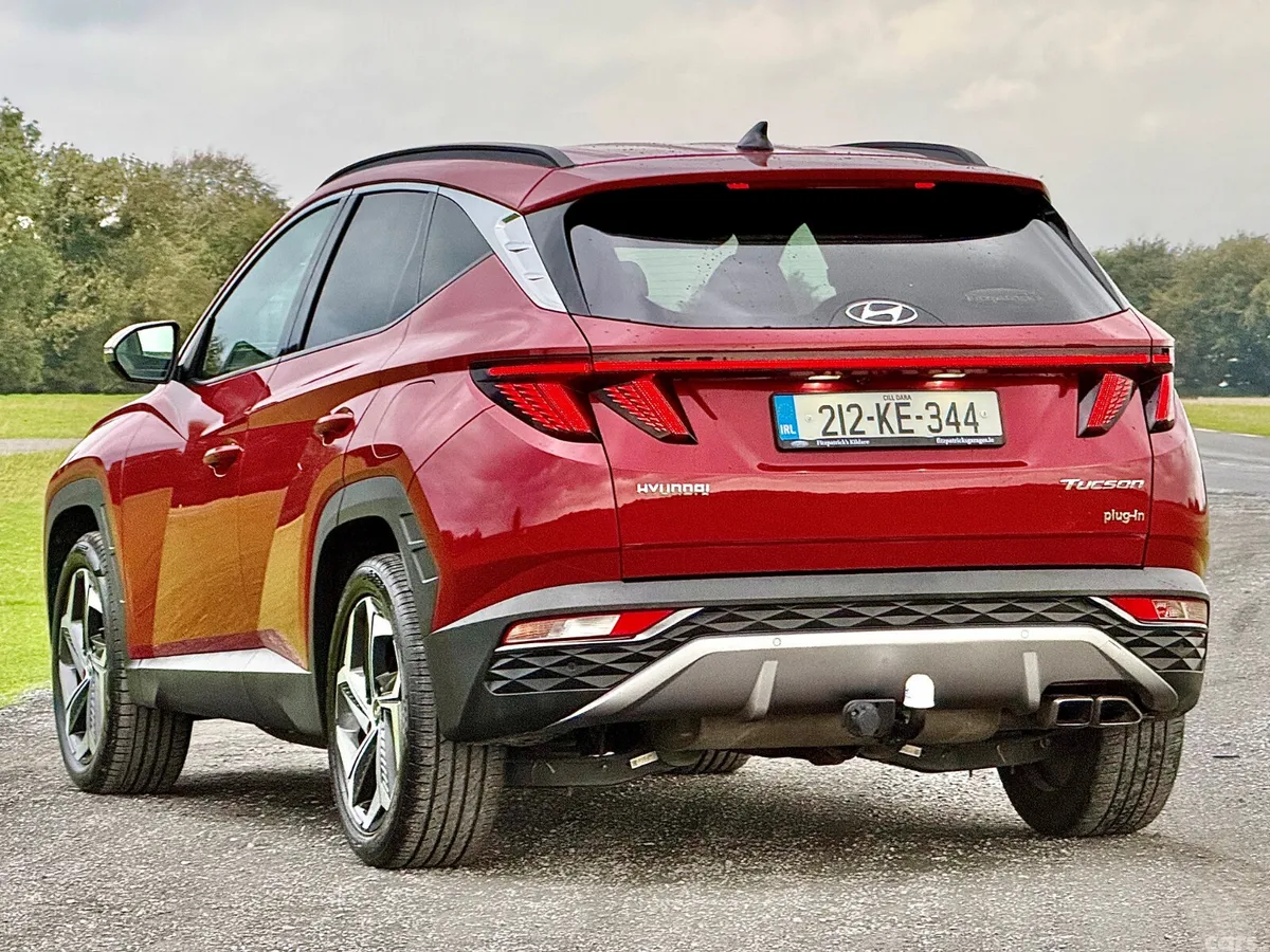 Hyundai Tucson SUV, Petrol Plug-in Hybrid, 2021, Red