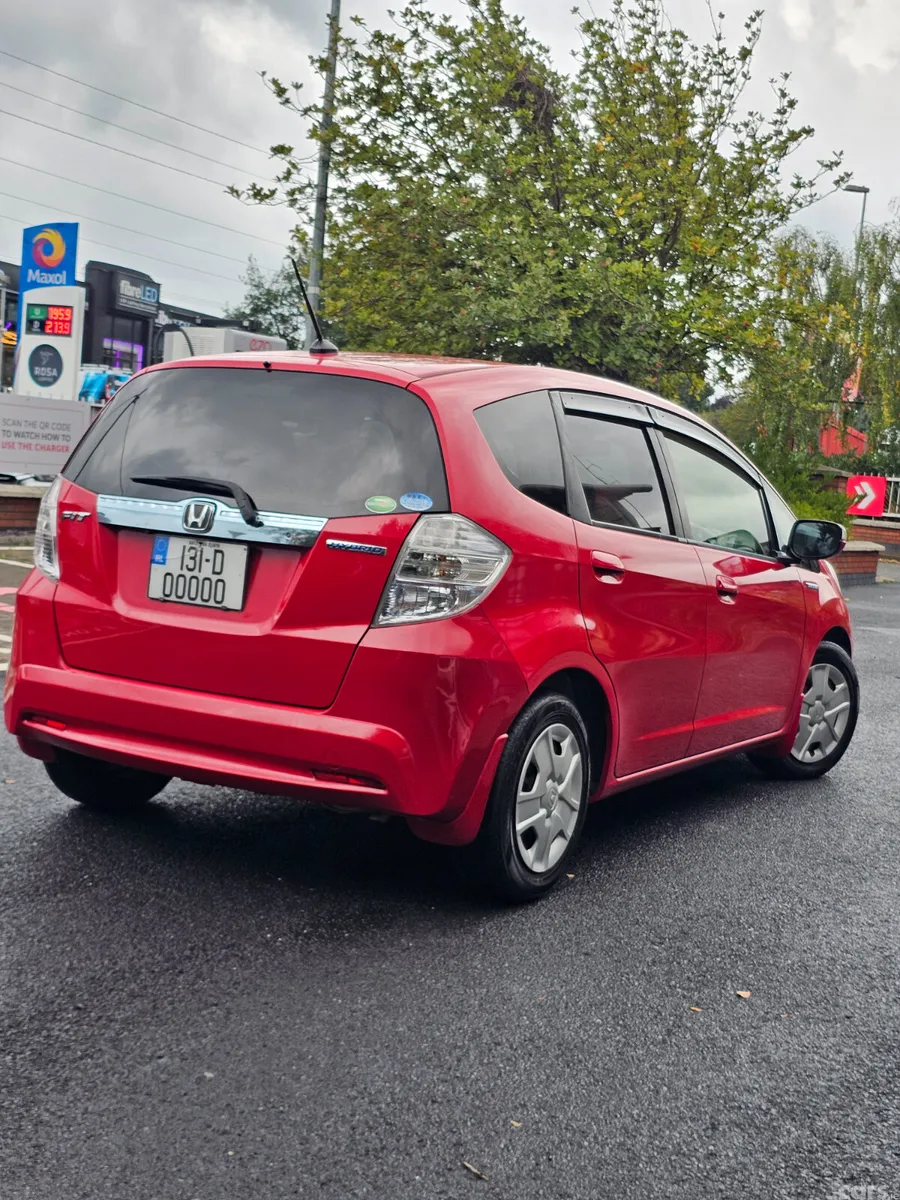 Honda Fit Hatchback, Petrol Hybrid, 2013, Red
