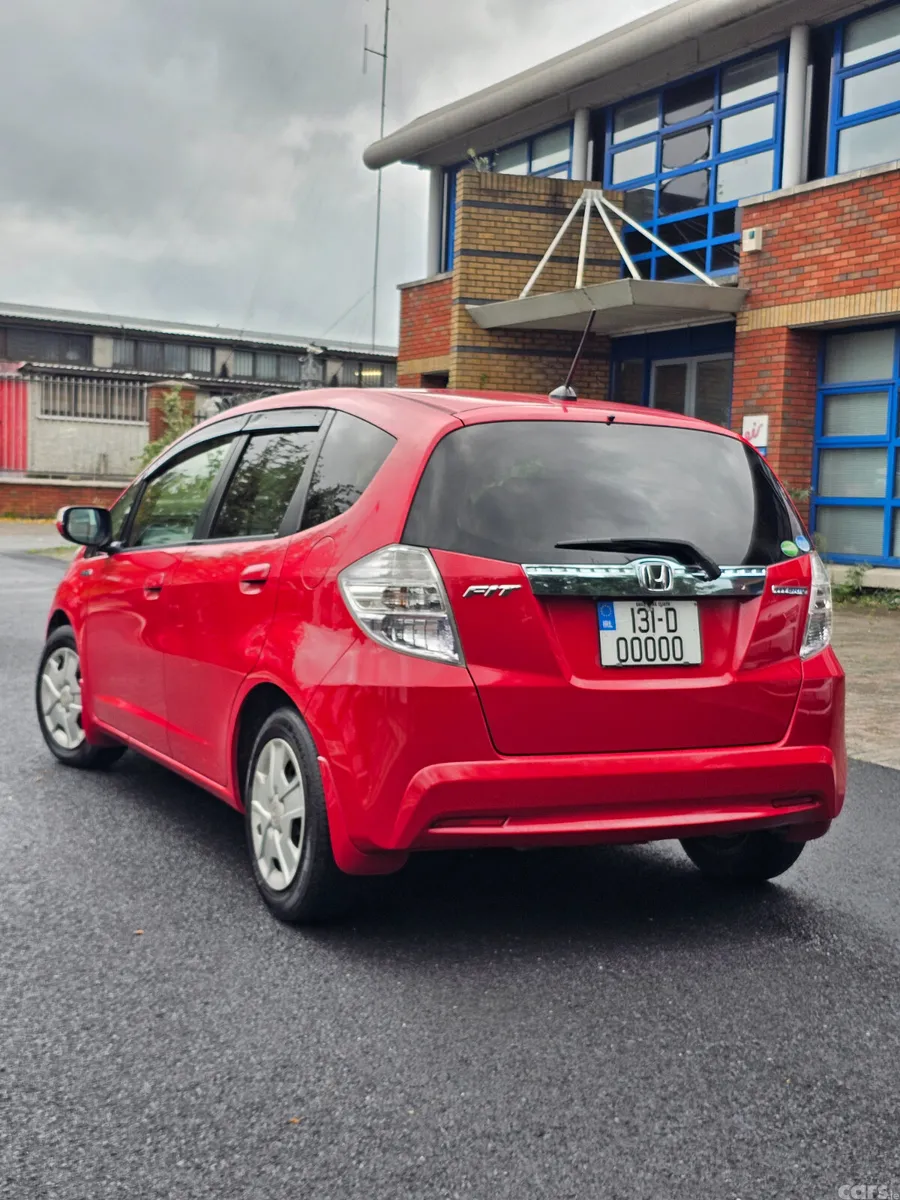 Honda Fit Hatchback, Petrol Hybrid, 2013, Red