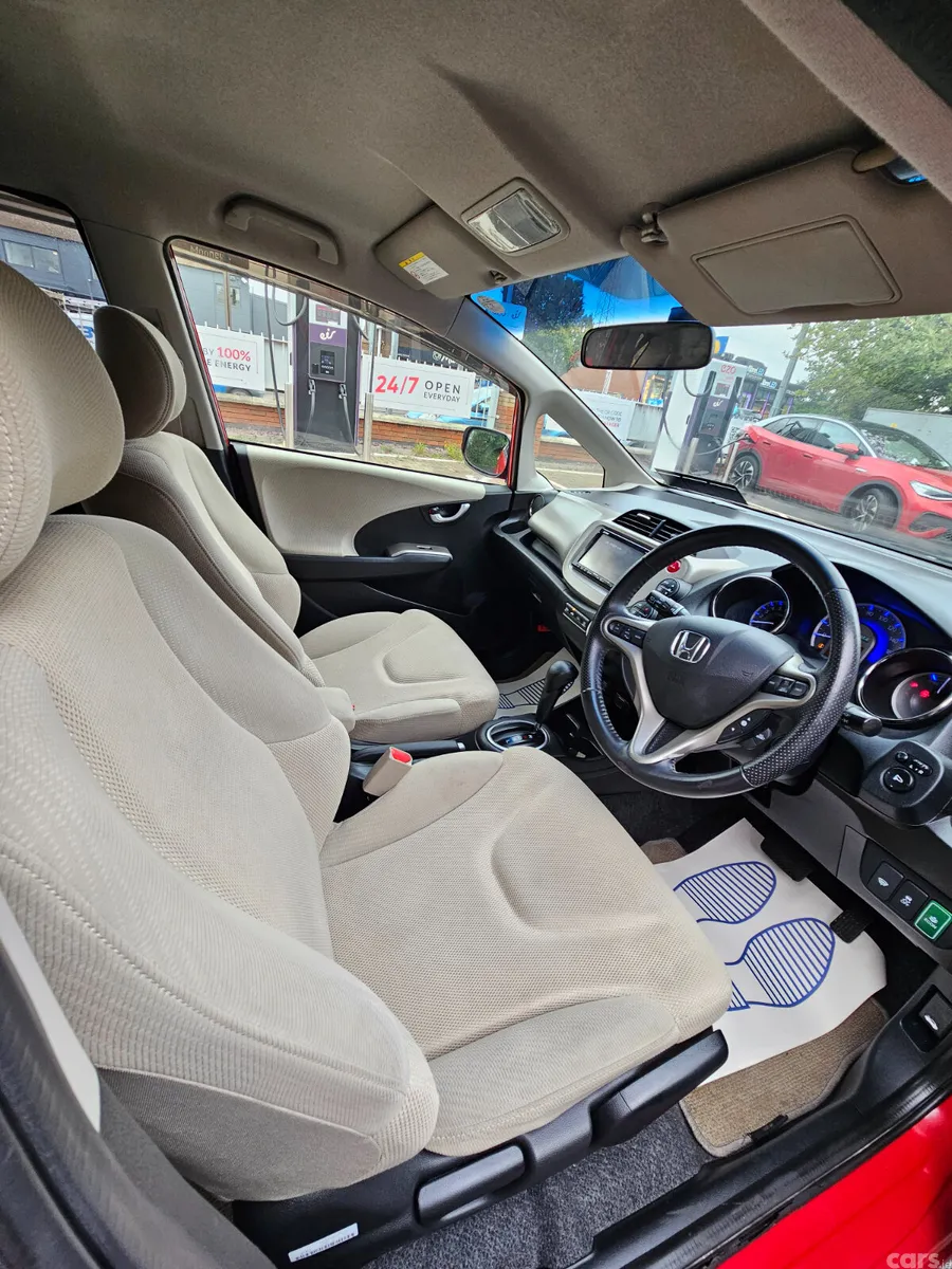 Honda Fit Hatchback, Petrol Hybrid, 2013, Red