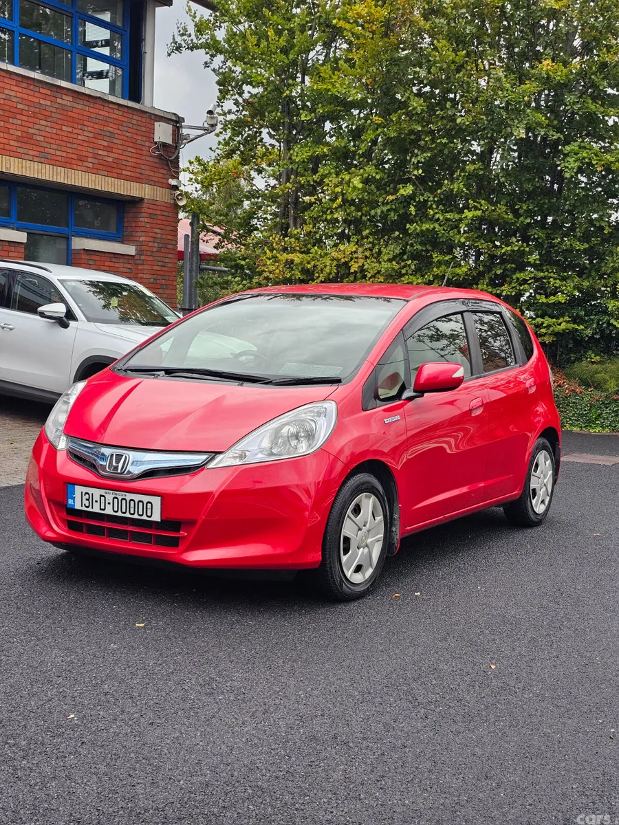Honda Fit Hatchback, Petrol Hybrid, 2013, Red