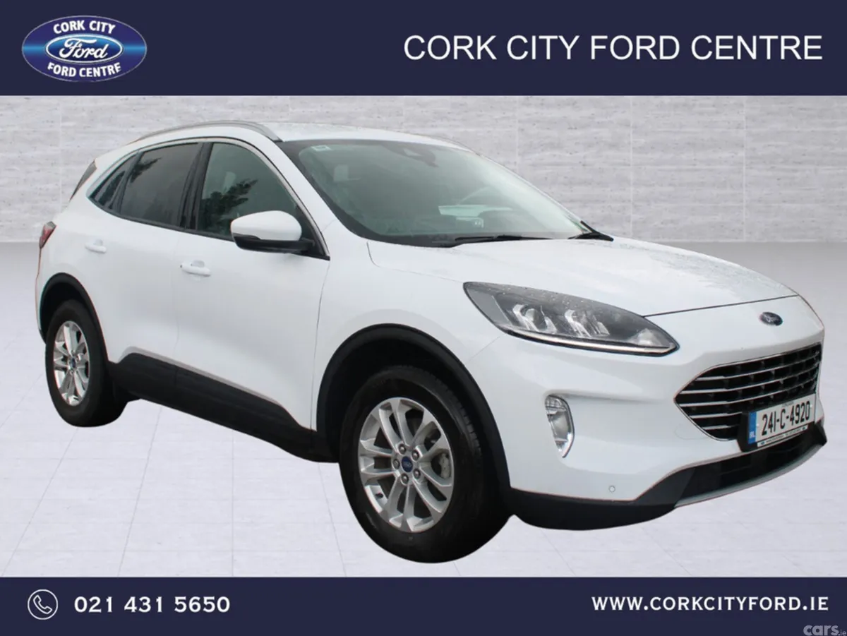Ford Kuga MPV, Petrol Plug-in Hybrid, 2024, White