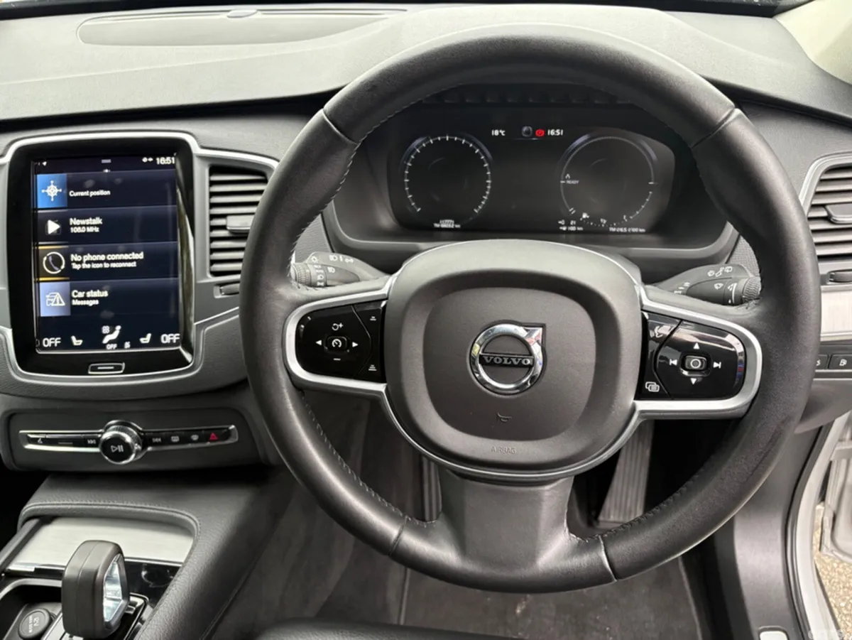 Volvo XC90 SUV, Petrol Plug-in Hybrid, 2021, Silver