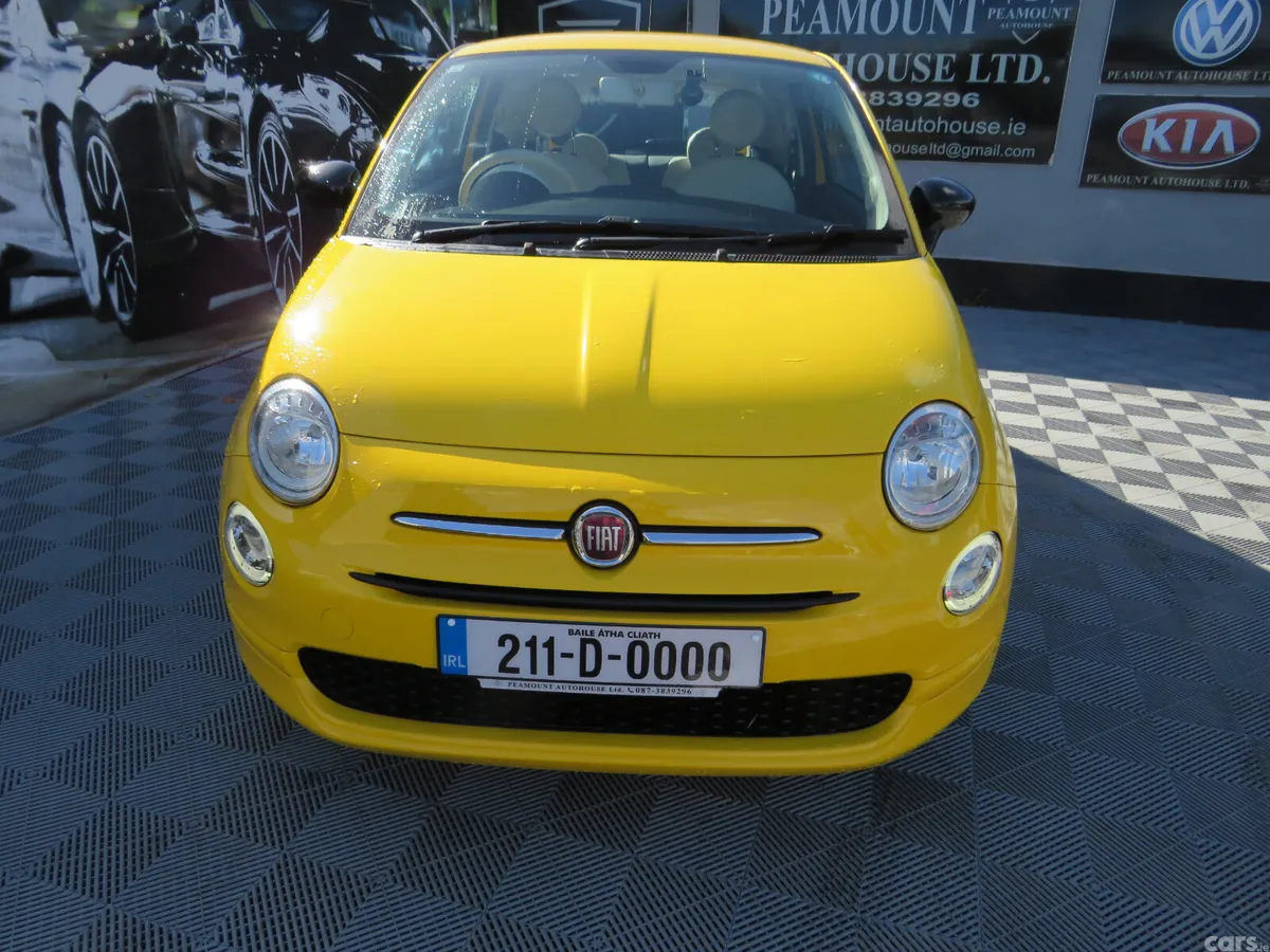 Fiat 500 Hatchback, Petrol, 2021, Yellow