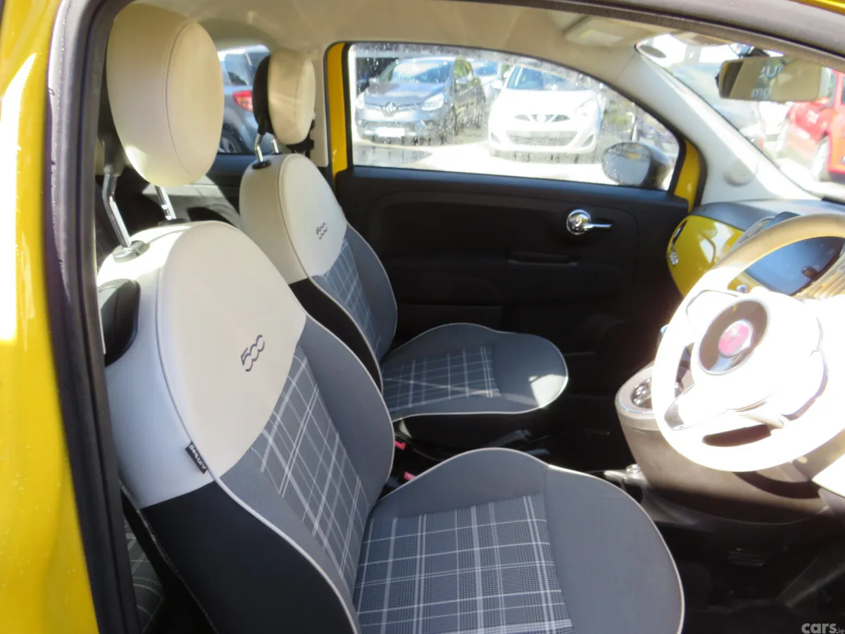 Fiat 500 Hatchback, Petrol, 2021, Yellow