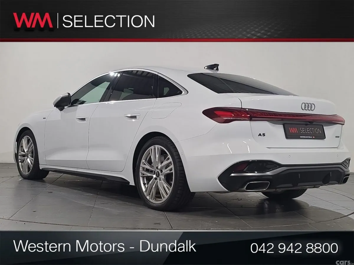 Audi A5 Saloon, Petrol Plug-in Hybrid, 2025, White