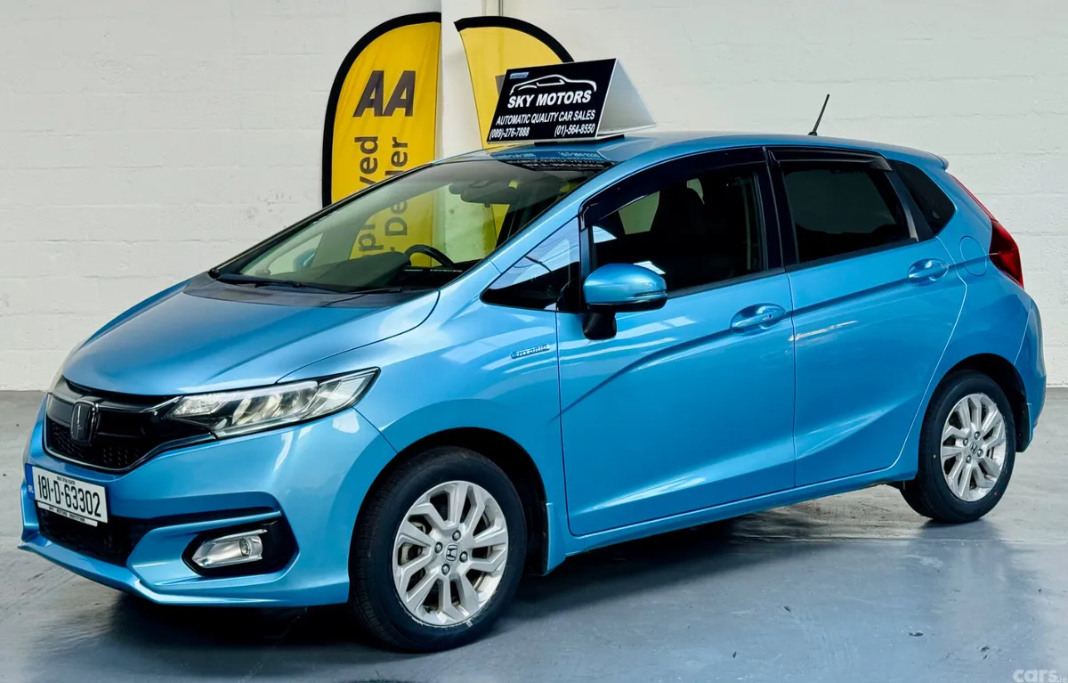 Honda Fit Hatchback, Petrol Hybrid, 2018, Blue