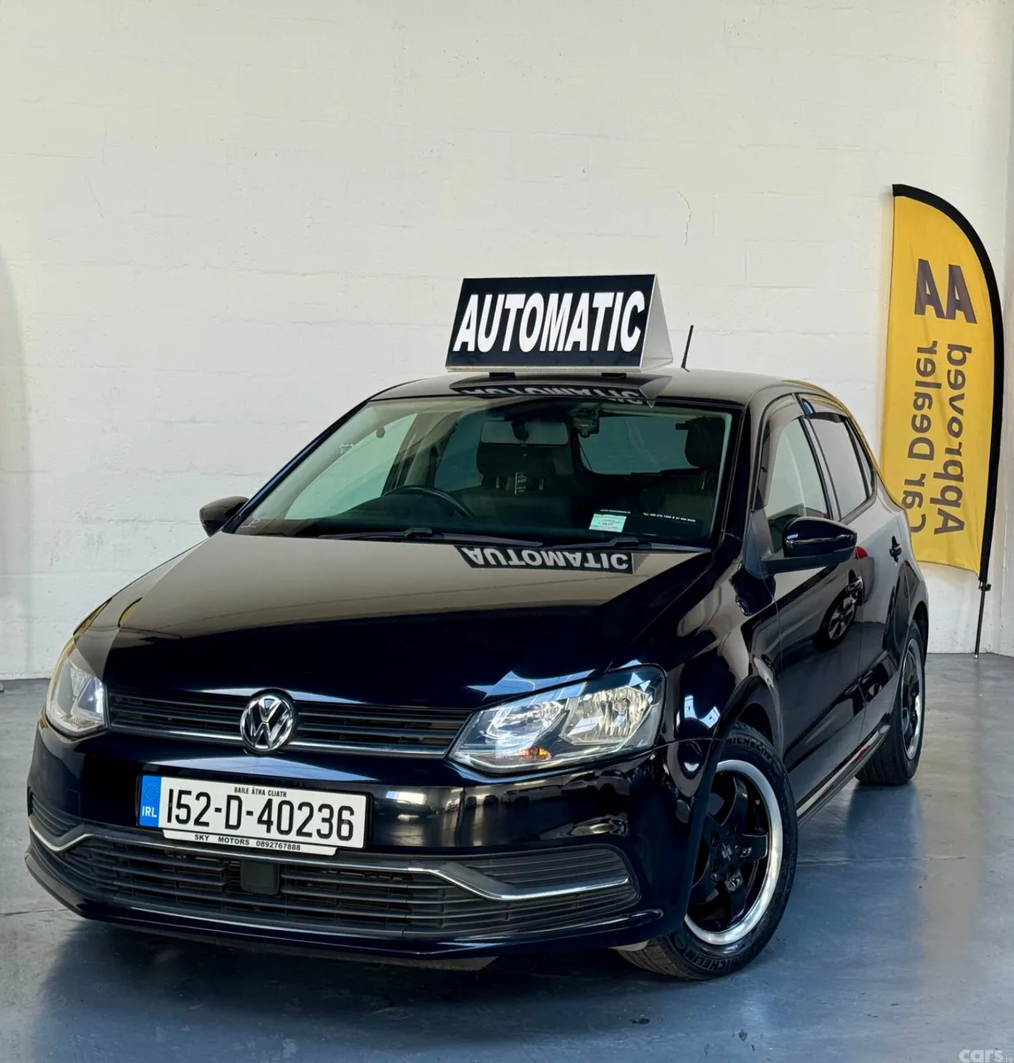 Volkswagen Polo Hatchback, Petrol, 2015, Black