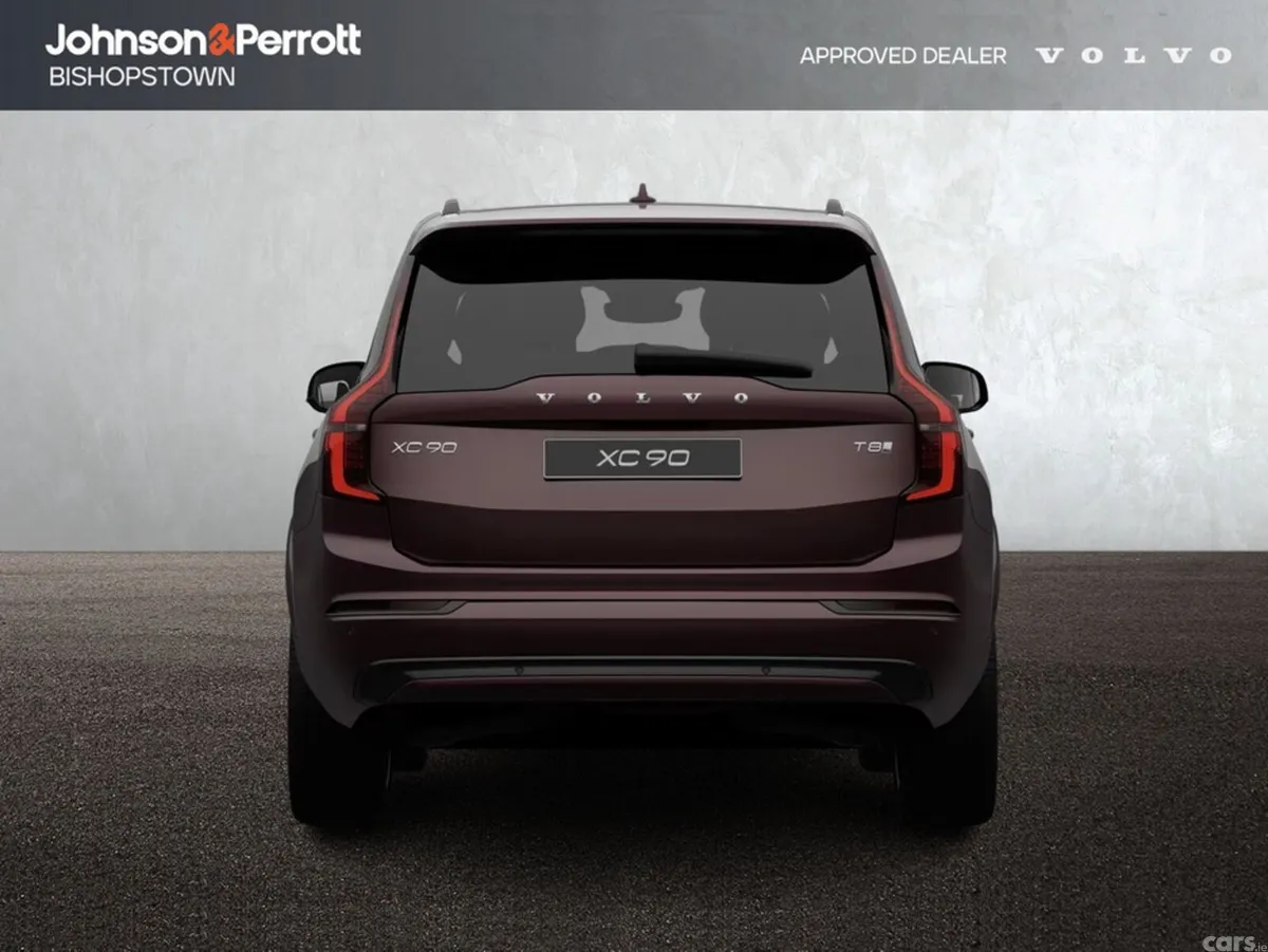 Volvo XC90 SUV, Petrol Plug-in Hybrid, 2026, Red