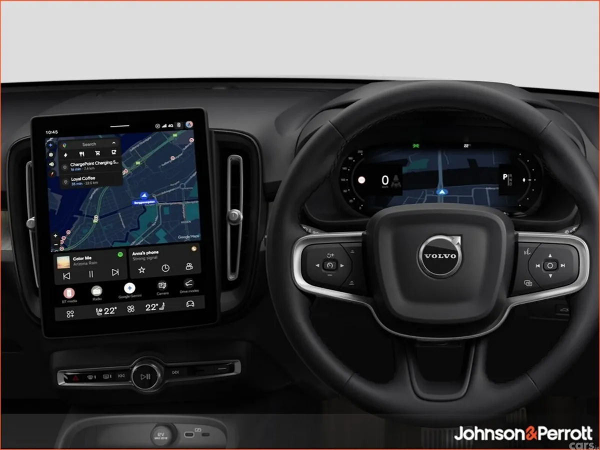 Volvo EX40 SUV, Electric, 2027, Blue
