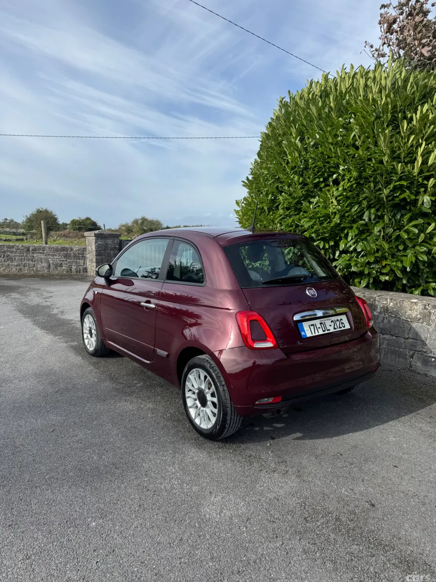 Fiat 500 Hatchback, Petrol, 2017, Red