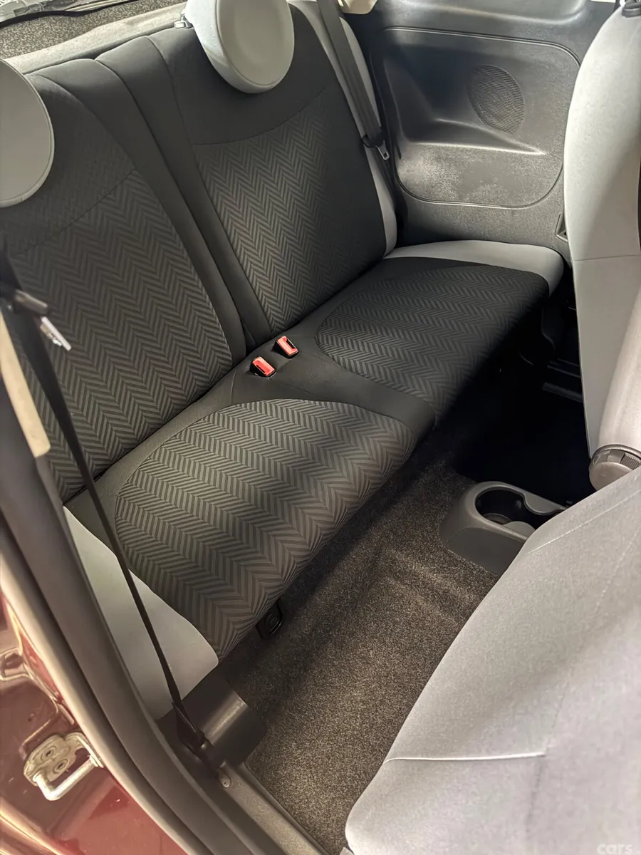 Fiat 500 Hatchback, Petrol, 2017, Red