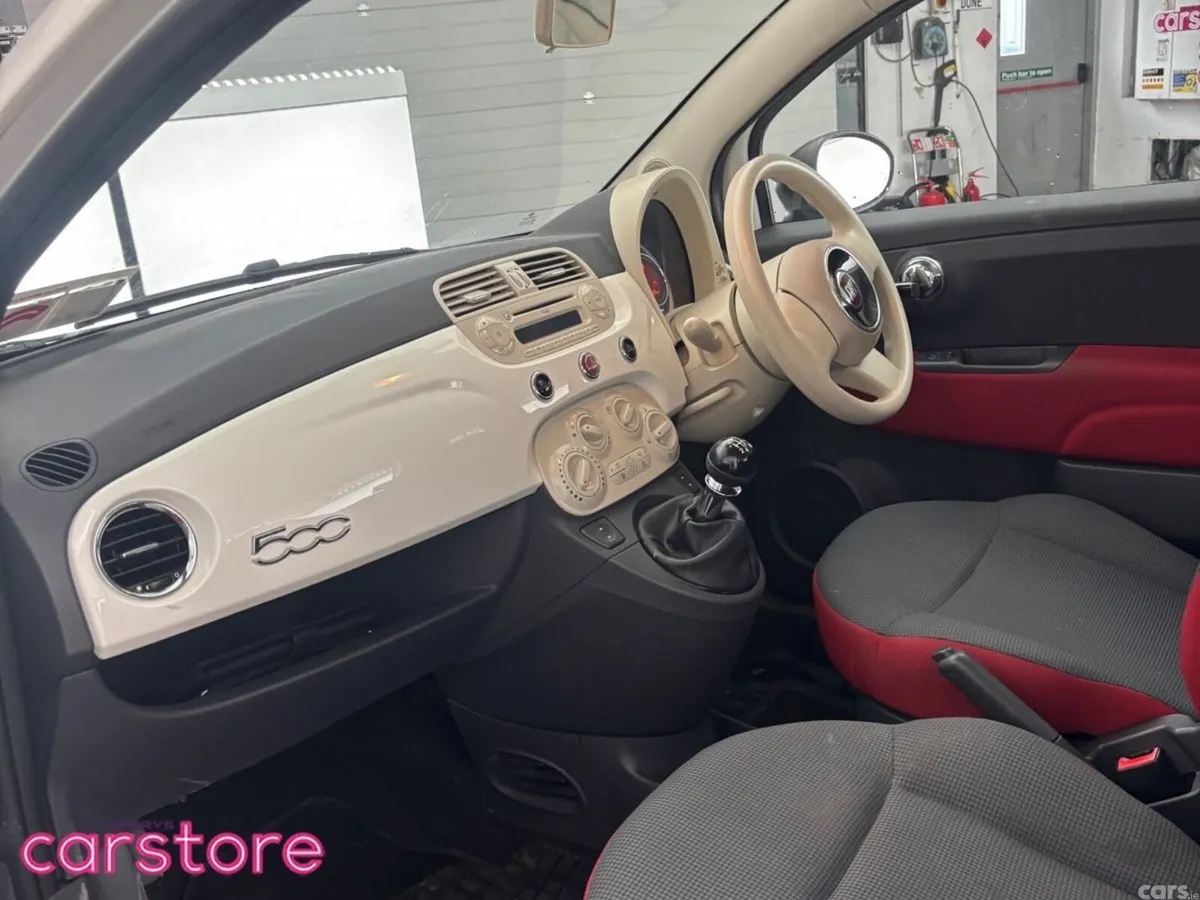 Fiat 500 Hatchback, Petrol, 2015, White