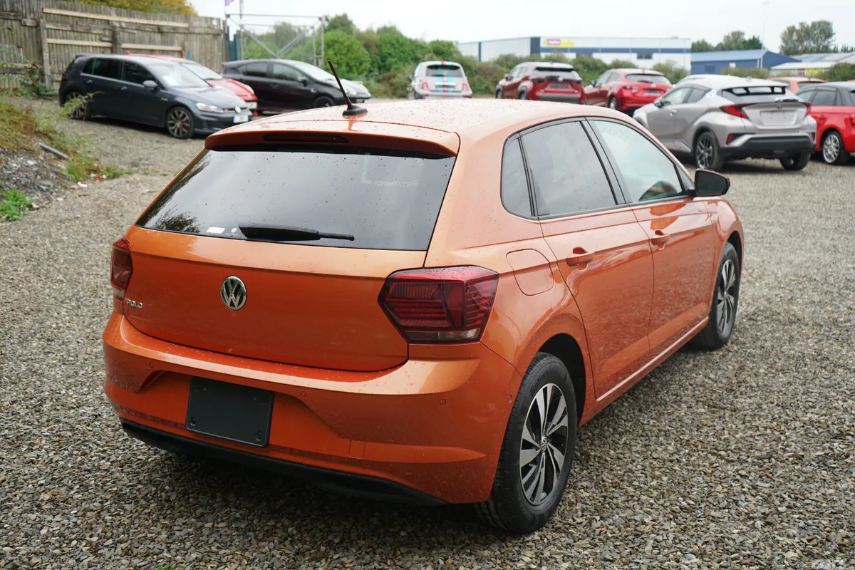 Volkswagen Polo Hatchback, Petrol, 2019, Orange