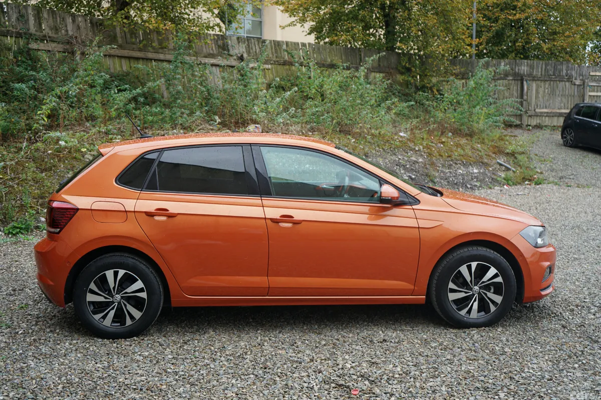 Volkswagen Polo Hatchback, Petrol, 2019, Orange