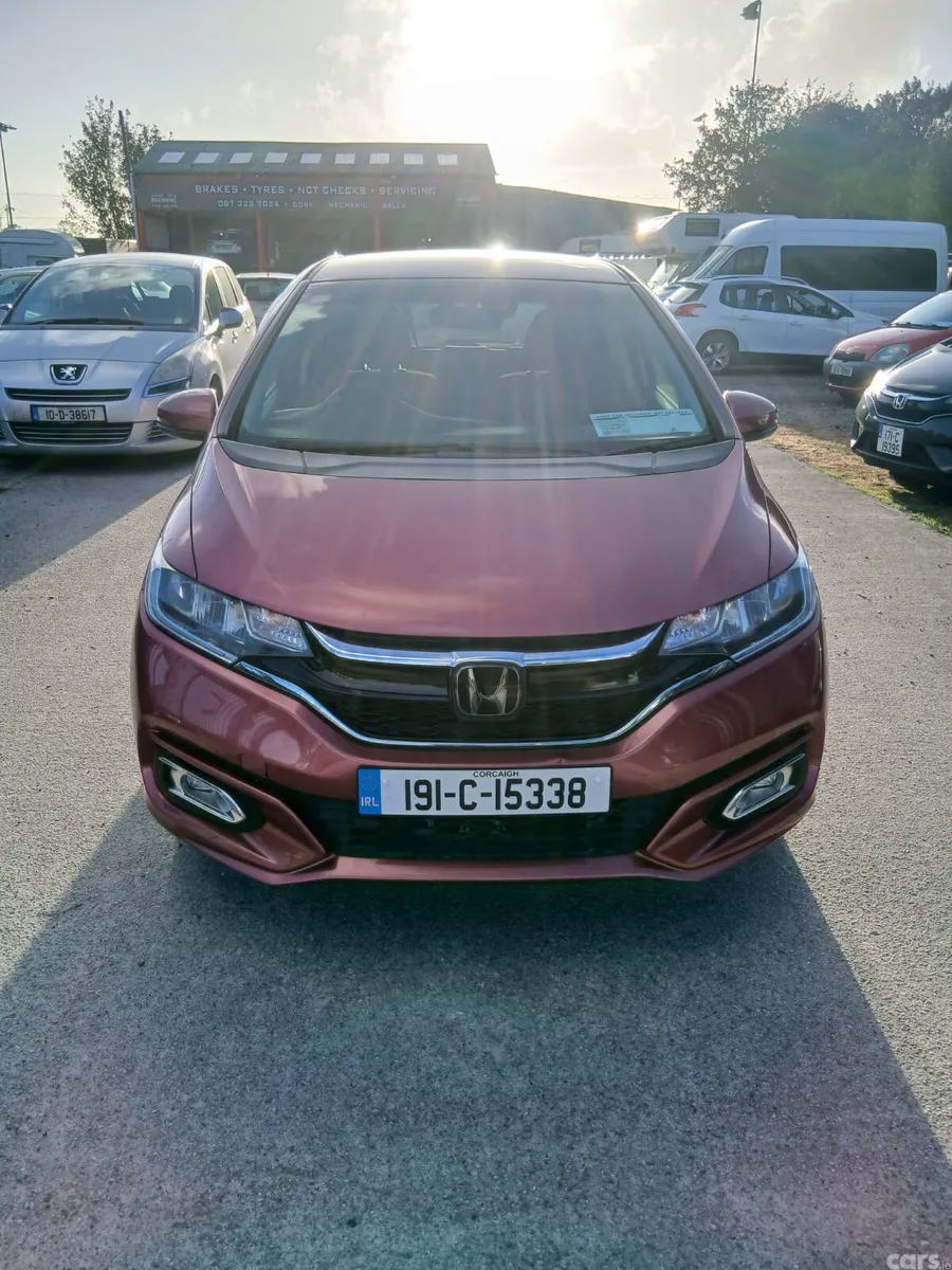 Honda Fit Hatchback, Petrol Hybrid, 2019, Red