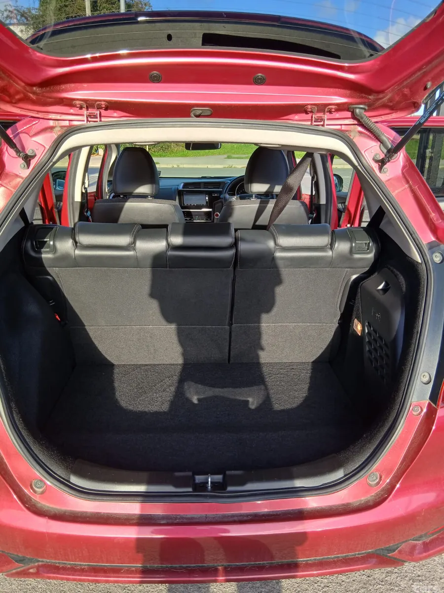 Honda Fit Hatchback, Petrol Hybrid, 2019, Red