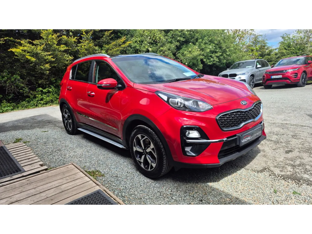 Kia Sportage SUV, Diesel Hybrid, 2020, Red