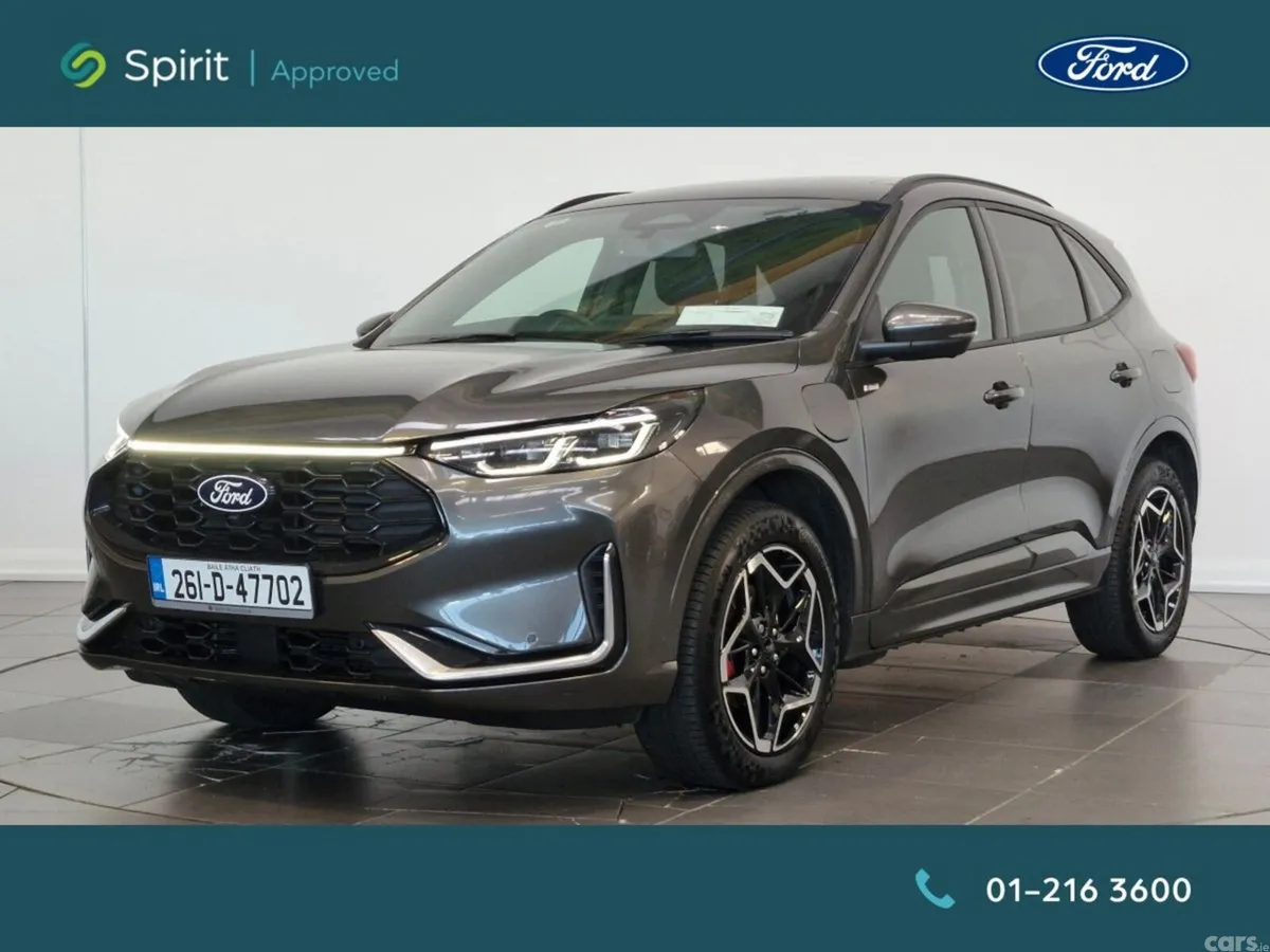Ford Kuga SUV, Petrol Plug-in Hybrid, 2026, Grey