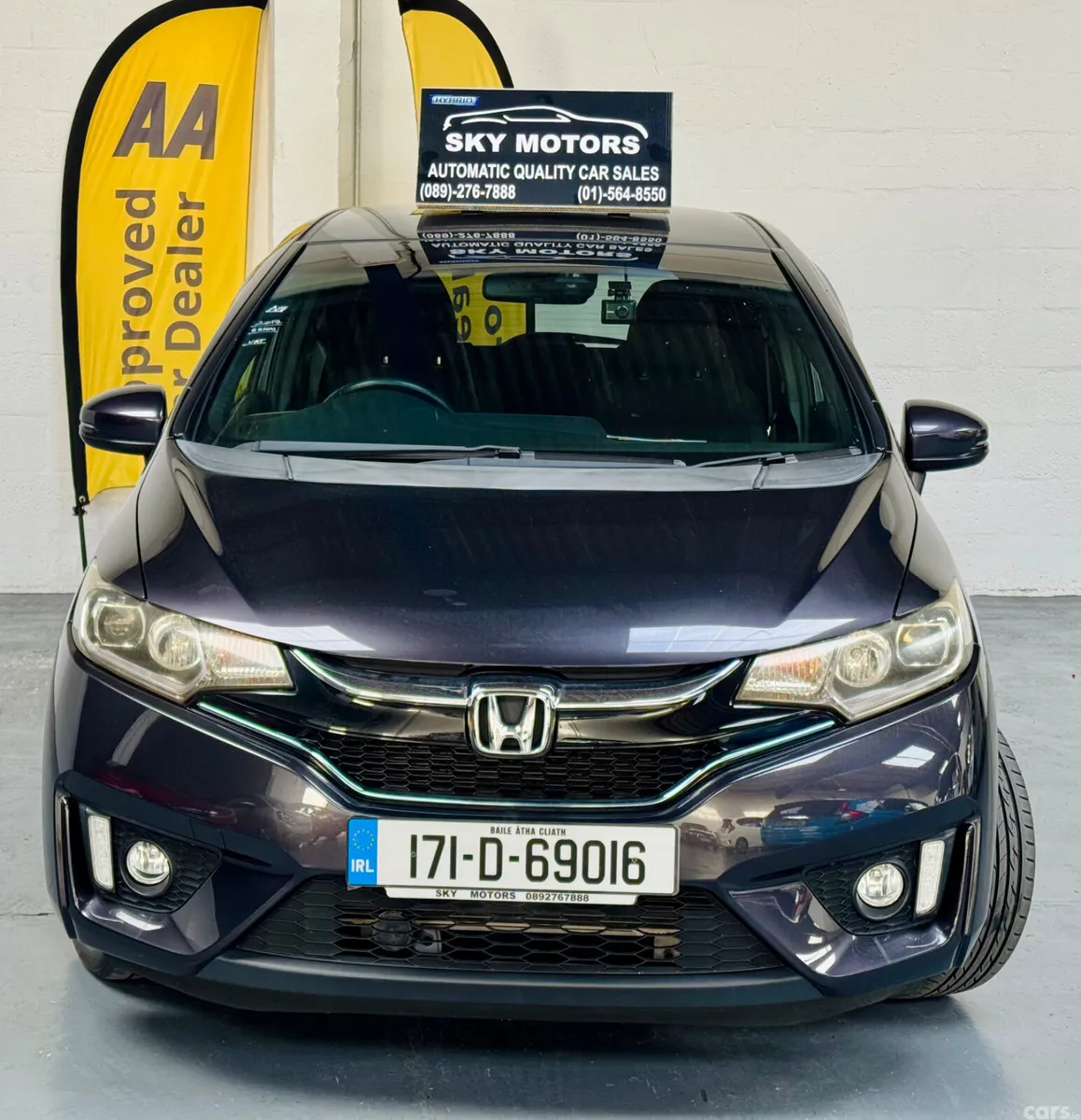 Honda Fit Hatchback, Petrol Hybrid, 2017, Grey