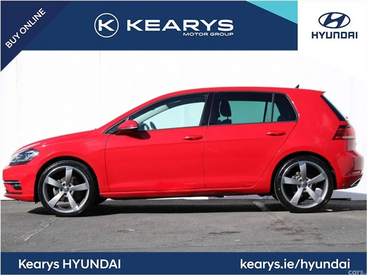 Volkswagen Golf Hatchback, Petrol, 2019, Red