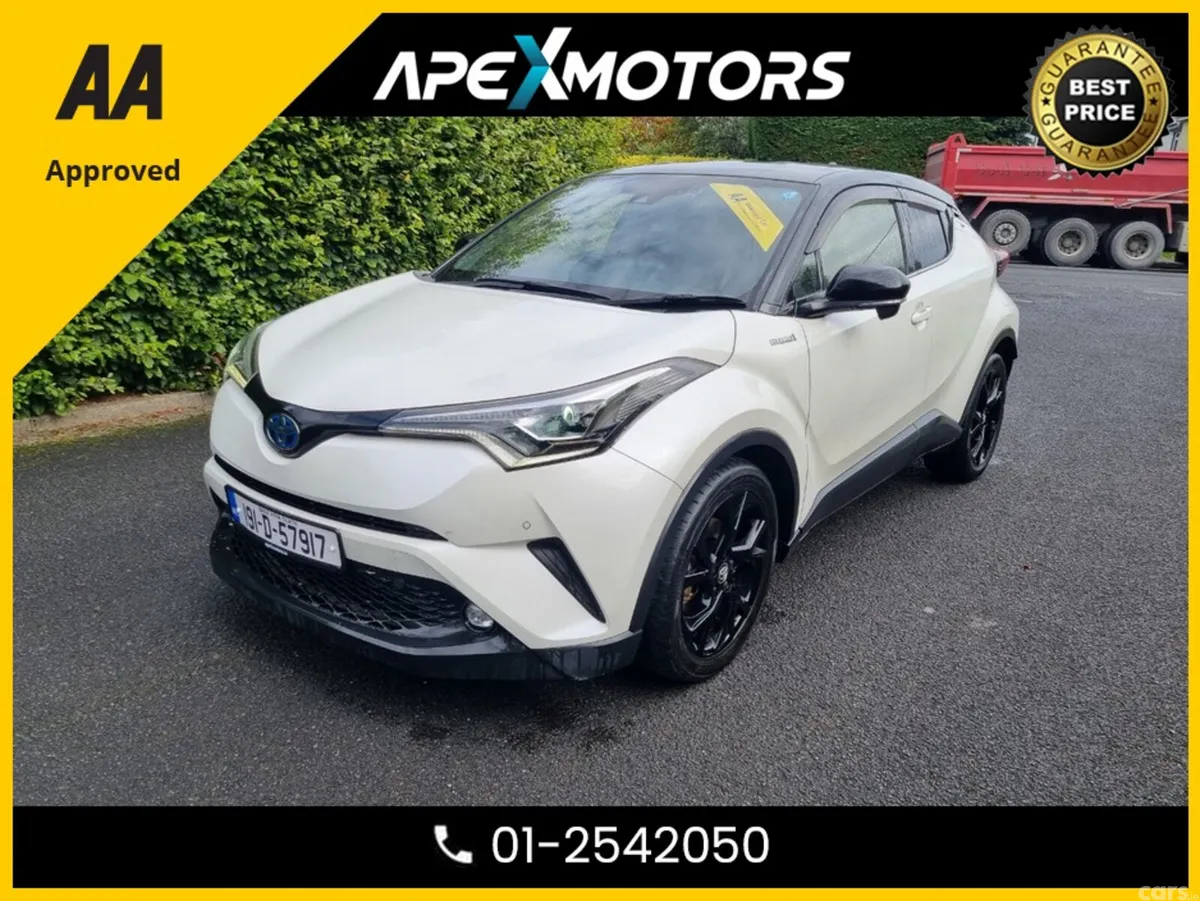Toyota C-HR Hatchback, Petrol Hybrid, 2019, White