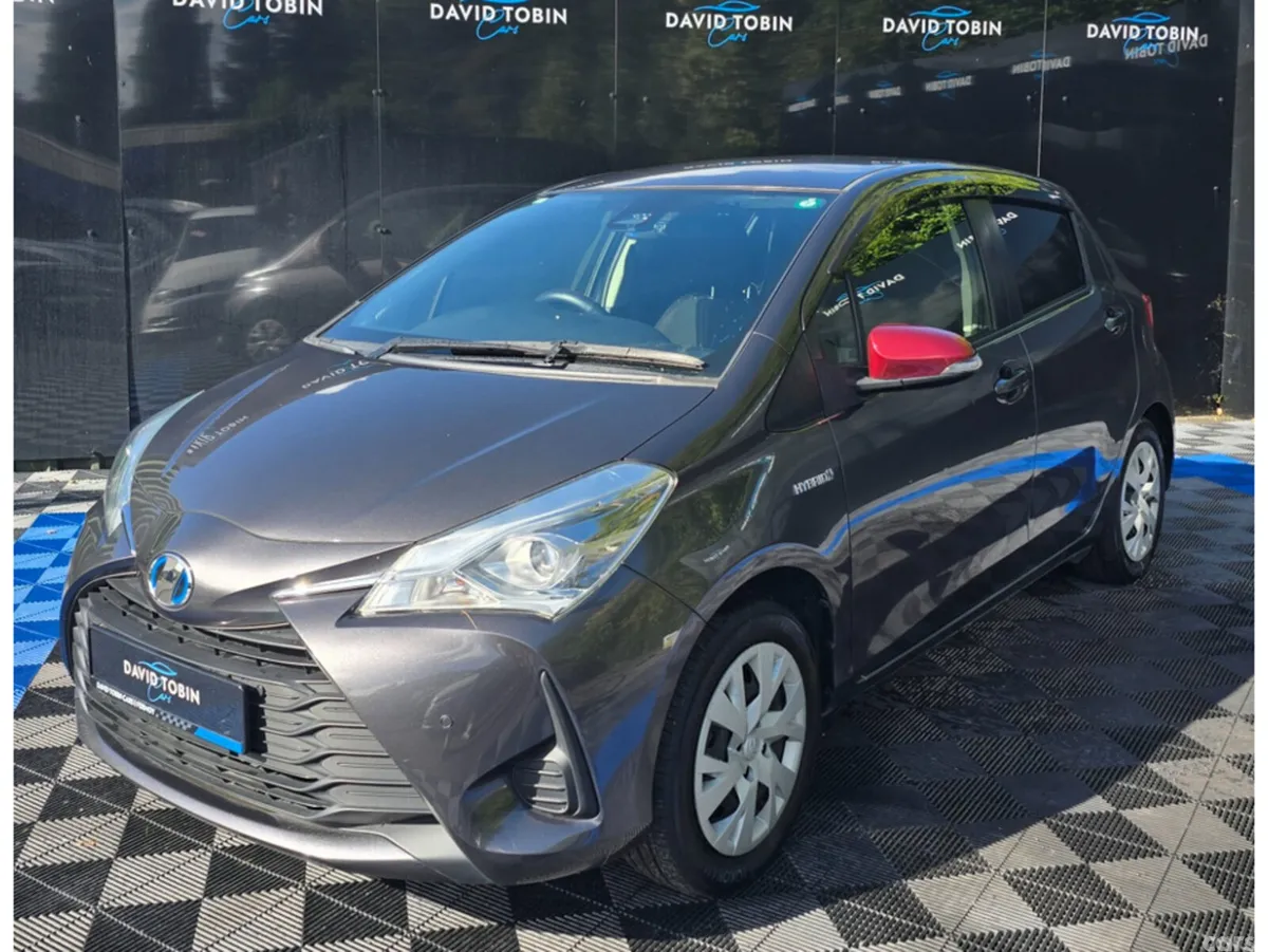 Toyota Vitz Hatchback, Petrol Hybrid, 2019, Grey