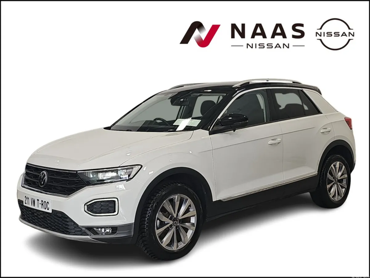 Volkswagen T-Roc Hatchback, Diesel, 2021, White