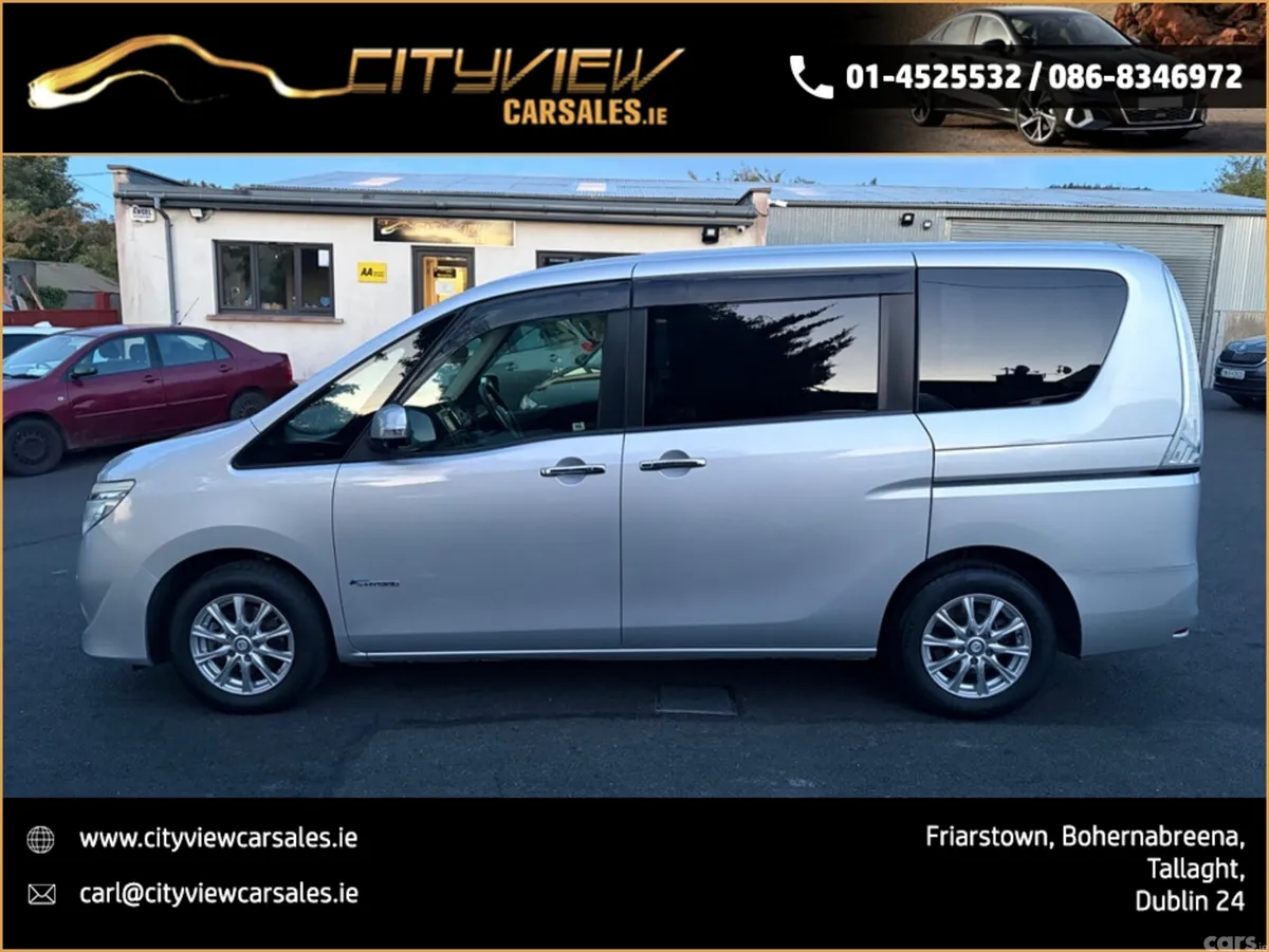 Nissan Serena MPV, Petrol Hybrid, 2015, Silver