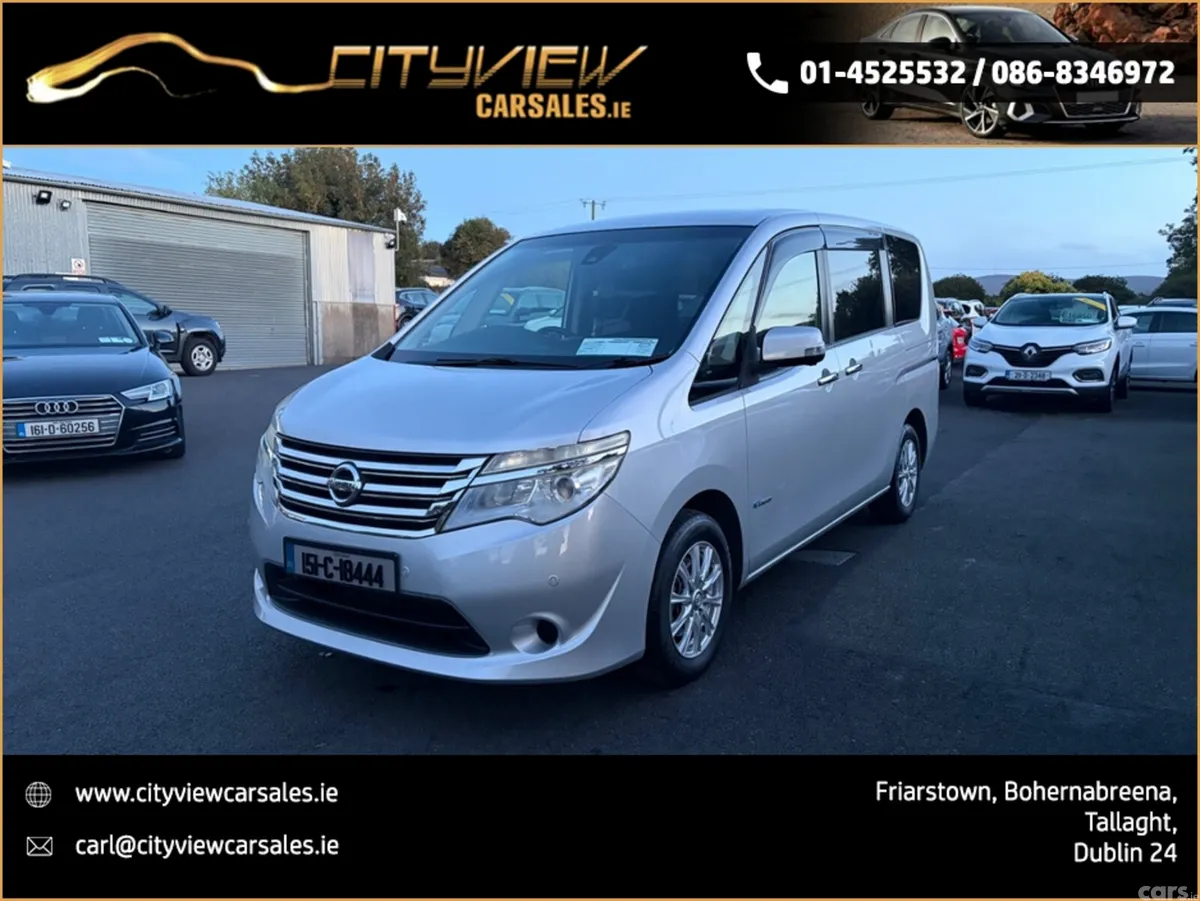 Nissan Serena MPV, Petrol Hybrid, 2015, Silver
