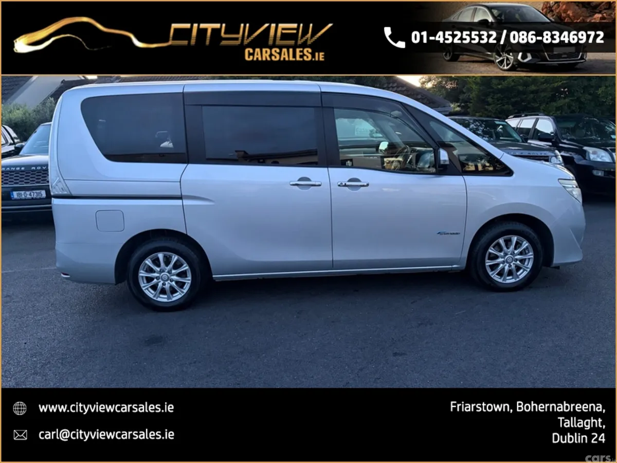 Nissan Serena MPV, Petrol Hybrid, 2015, Silver